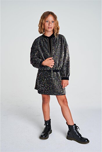Lia Lea Bg Store Girl's Black Jacket