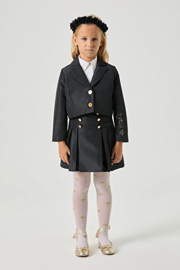 Tyess Bg Store Girl's Black Jacket