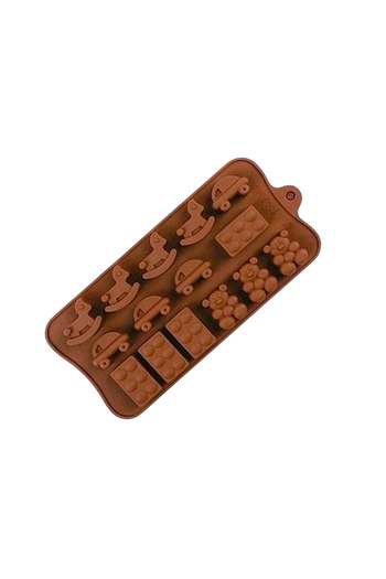 PASTRY PLANET Silicone Chocolate Mold with Lego & Car & Sled Patterns