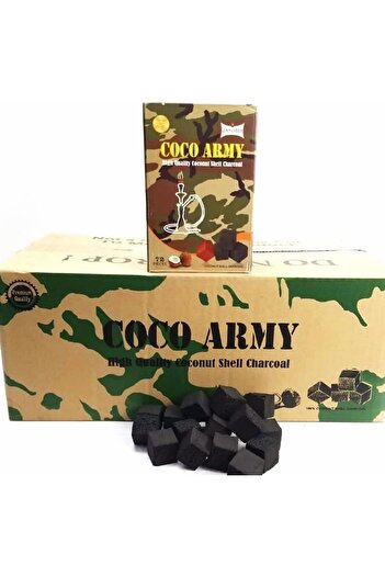 SPENCER Coco Army Natural Coconut Charcoal 1kg x 10 Boxes Shisha Coal
