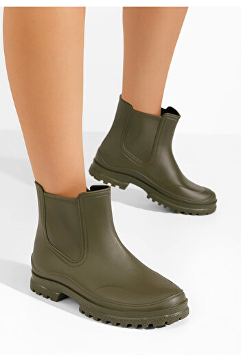 B T Shoes Ghete cauciuc Zariella V2 verzi