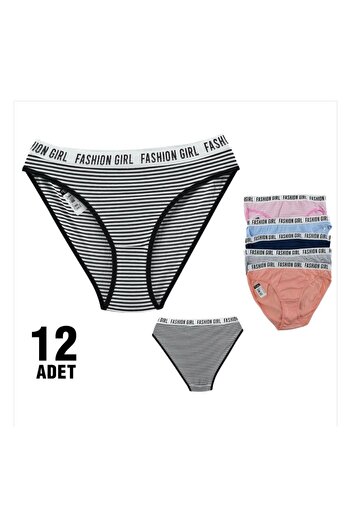 Tutku Florence Bikini Panties 12-Pack – Comfortable and Stylish Everyday Underwear