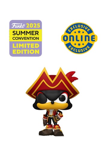 Funko Pop! Sonic the Hedgehog - Buccaneer Shadow Vinyl Figure 2025 Summer Convention Exclusive