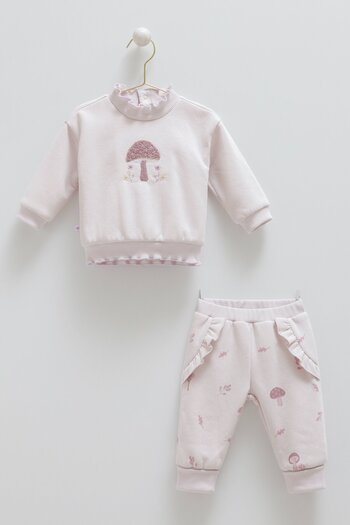 Caramell Mushroom with Chardon Inside Double Set (01-12 Months) - Lila