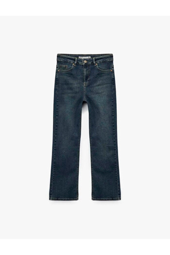 Koton Kick Flare Indigo Women's Jean Pants 6Wal40035Md
