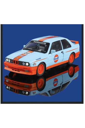 MASHASHOP Mechanical Metal Toy Car, BMW M3 E30, 1:24 Scale