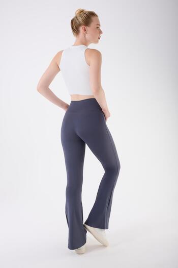 İmaj 717 Gray Color Recovery and Extra Flexible Effect Normal Waist Spanish Leggings
