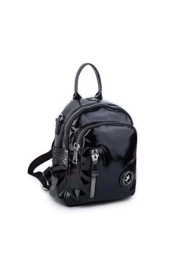 KENNZ Nas 1018 Women's Convertible Backpack and Shoulder Bag Stylish Large Zippered Bag (24X31X14 cm)