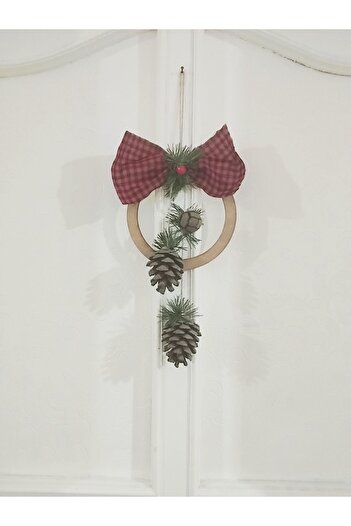 bayram taşcıoğlu home desing New Year's Door Decoration, Gift New Year's Decoration, Pine Cone Door Decoration