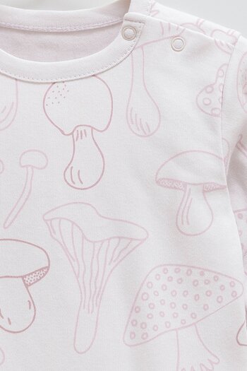 Caramell Mushroom Zippered Triple Set (for 03-24 Months) - Lila