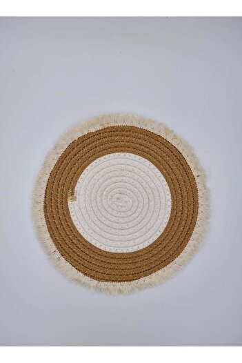Elegant Table Mats and Plate Pads Made of Soft Cotton Threads