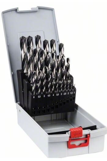 Bosch Set of 25 PointTeQ ProBox HSS twist drill bits