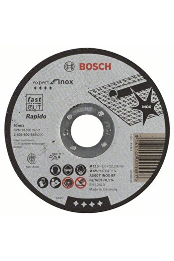 Bosch Disc Expert for Inox - Rapido straight cutting