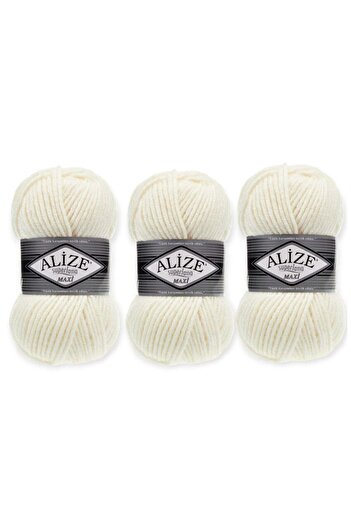 Alize Superlana Maxi Wool Threads 3 Pieces