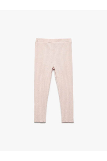 Koton Basic Pink Baby Girl Leggings 6Wmg40070Ak