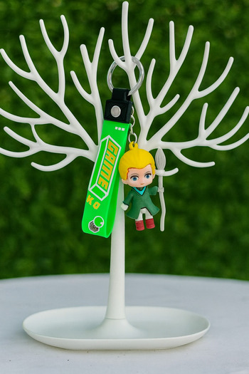 GLOW LUXE Green Harry Potter 3D - Draco Malfoy Silicone Keychain and Bag Ornament