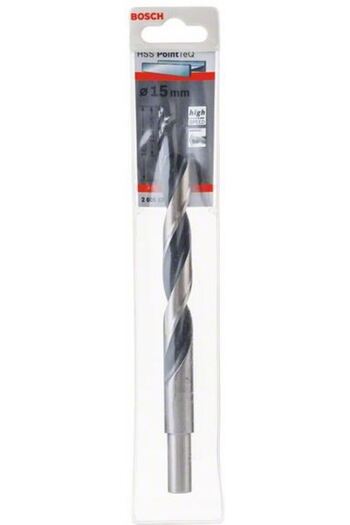 Bosch PointTeQ HSS twist drill 15.0 mm (reduced shank)