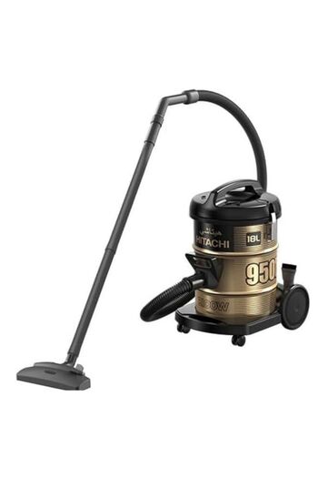 Hitachi Cylinder Vacuum Cleaner 2100W 18L CV-950 H SS 220 BK Black/Gold