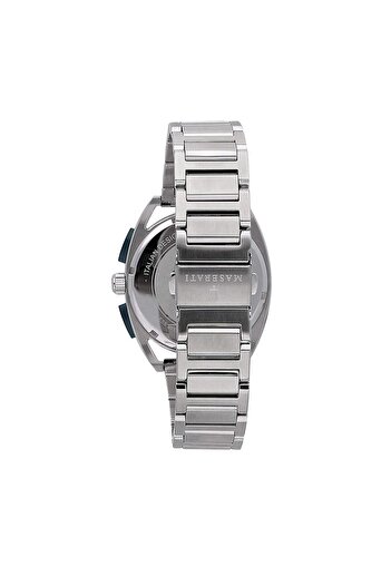 Maserati Men's watch, R8873632001 Trimarano 41mm chrono silver and blue dial br ss