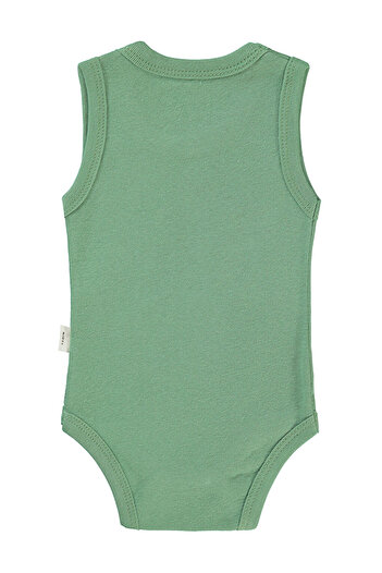 LC Waikiki Baby Boy Snap-On Bodysuit 1-36 Months Khaki