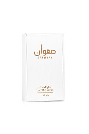 Al Fares Lattafa Safwan Lauter Musk Eau de Parfum Spray for Unisex, 3.4 oz