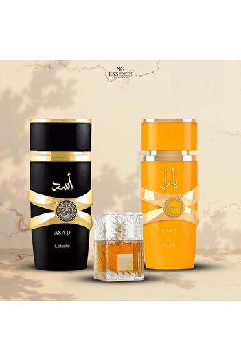 lattafa Asdaltafa 100ml + Khamra Lattafa 100ml + Yara Al Asdar Lattafa 100ml