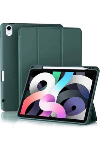 Generic iPad Air Case for 10.9/11-inch 6th/5th/4th Gen 2024/2022/2020, Auto Sleep/Wake, Pencil Holder, Pine
