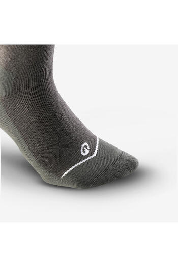 Decathlon Wedze Adult Ski Socks - Gray - 100