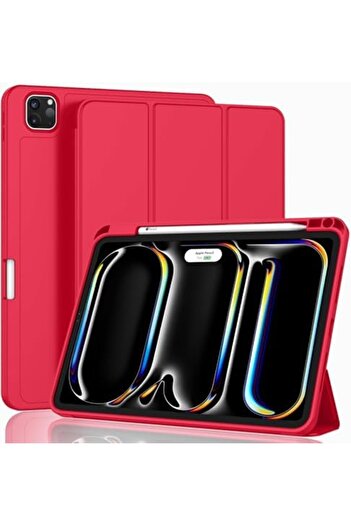 Generic iPad Pro 11-inch Case with Pencil Holder, Smart Cover for 5th Generation M4 2024, Auto Wake/Sleep, T