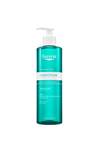 Eucerin Dermo Pure Purifying Cleansing Gel with Salicylic Acid, Eucerin, 200 ml