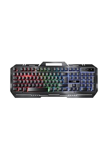 OEM Gaming Keyboard LED RGB with Metal Frame & Mobile Phone Holder