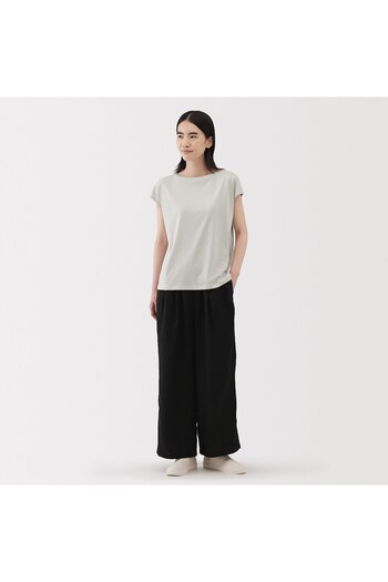 Muji Jersey French Sleeve T-Shirt