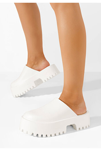 B T Shoes Γυναικεια σαμπο Ziora λευκά