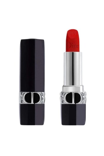 Christian Dior Rouge Refillable Lipstick 999 Velvet Red