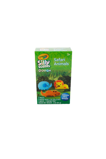 Crayola silly scents small set safari animals with accessories, children ages 3 to 12 years
