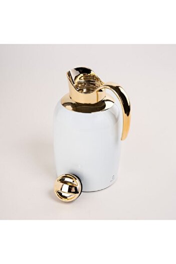 Dallaty Sarab steel vacuum white/gold 1.3L