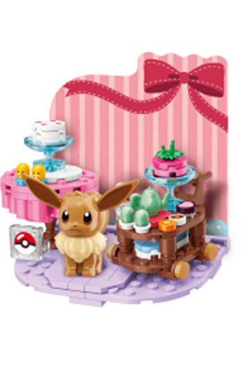 Choice1 No Box K20227 Pokemon Building Blocks Collection Pikachu Beach Party Children's Puzzle Building Blo