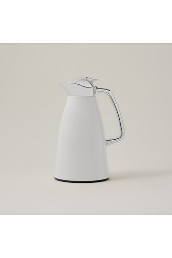 Dallaty Vacuum flask chrome and white 1L
