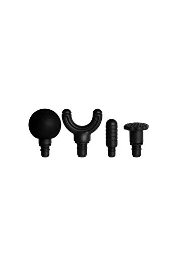 rebune Massage Gun, 4 Heads, Type c cable, EVA Bag, 6 Level, Red