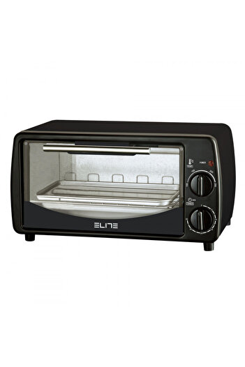 Elite Mini oven EMO-2509, 650W, 7 l, 2 quartz heaters, From 100 to 250C, Timer 30 min, Black