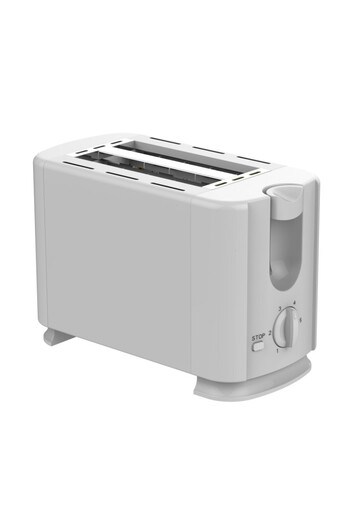 rosberg Bread toaster R51440G, 700W, 2 slices, 6 levels, Non-heating outer surface, White