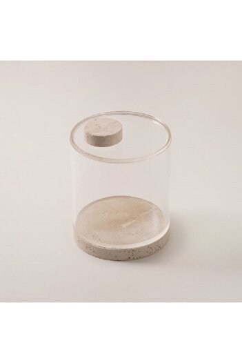 Dallaty sugar pot travertine collection