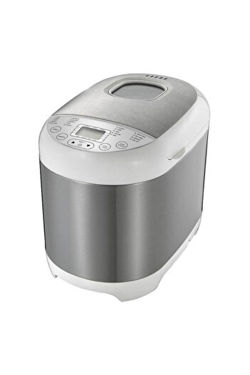 Crown Breadmaker CBM-6522, 550W, 1l, 19 programs, Timer, LCD display, Memory, White/Inox