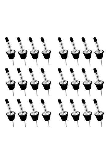 choice2 24 pcs 4/8/16/24 Packs Liquor Bottle Pourers for Alcohol Stainless Steal Liquor Bottle Dispensers Sp