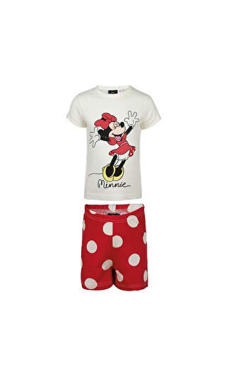 Minnie Mouse Children's pajamas with short sleeves, multicolor, 100% cotton, Love, Minnie Mouse, Disney