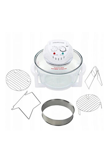 ESPERANZA Halogen oven Quasar EKO003, 1400W, 18 liters, Timer, 250C, White