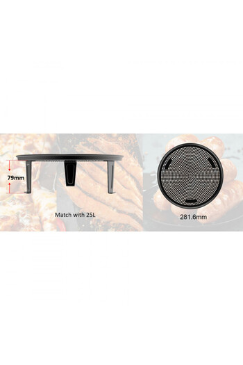 FİNLUX Microwave oven FMO-2525, Hot air cooking, 4250W, 25 l, 8 programs, Convection, Grill, Black