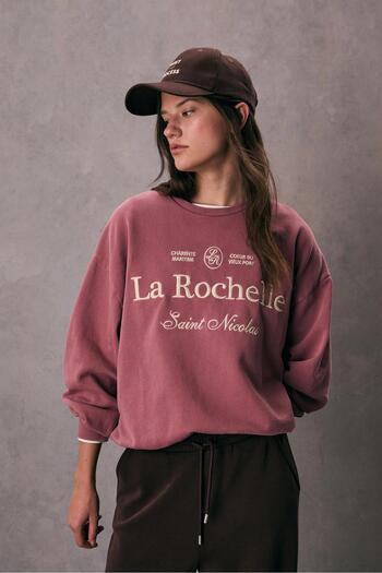 Stradivarius Embroidered sweatshirt