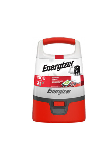 Energizer LED camping flashlight + USB power supply, 4XD batteries (not included), 1300lm