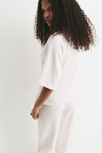 Pull & Bear Short sleeve sweatshirt